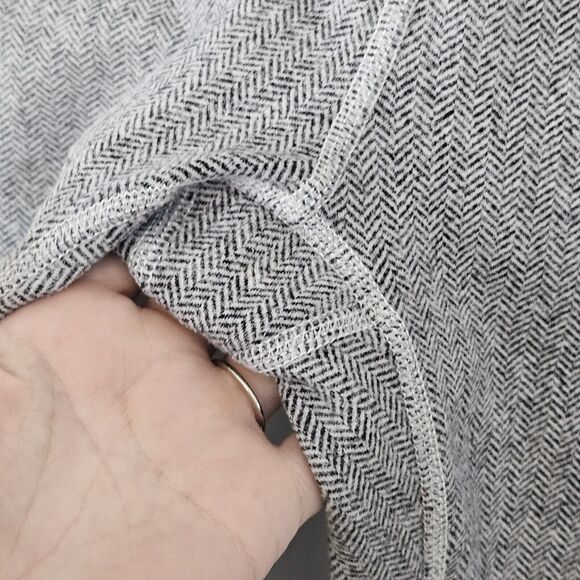 Lululemon 4 Wunder Under Crop Leggings Athletic Yoga Herringbone Gray Luon - Picture 4 of 12